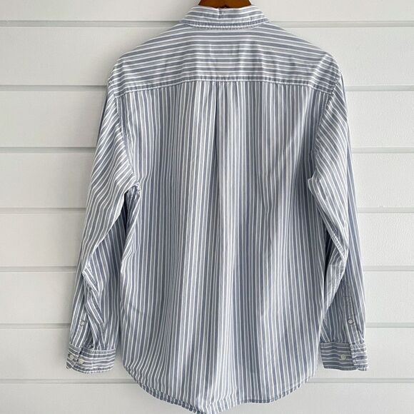 Eddie Bauer Mens Cotton Striped Button Down Shirt Size Medium - Picture 2 of 6